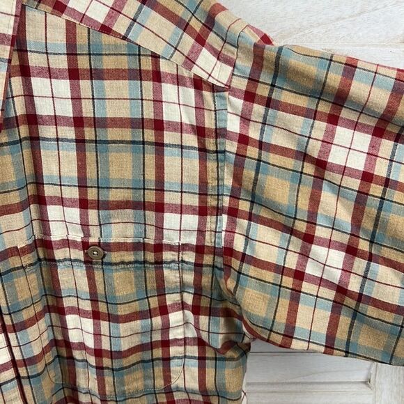 Patagonia Plaid Button Down Casual Shirt Medium - Picture 4 of 12
